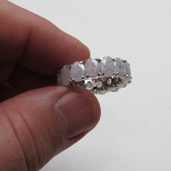 Jewelry - *925 Sterling  Silver Crystal Quartz Ring Band